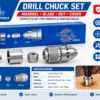 Liang Cheng Drill Hole Saw Set – 3/4 to 2-1/2 Inch Hole Cutter Kit