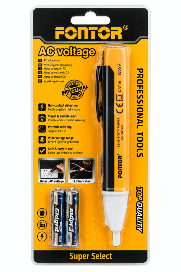 AC Voltage Tester Pen – 90-1000V Non-Contact Voltage Detector