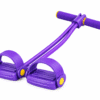 YIDENG Sports Pull Reducer resistance exercise trainer with purple elastic tubes and foot pedals