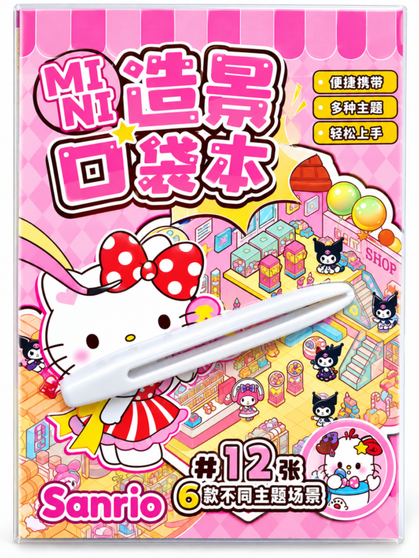 Sanrio Mini 3D Scene Sticker Book