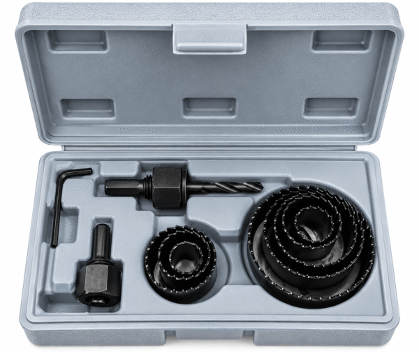Liang Cheng Drill Hole Saw Set – 3/4 to 2-1/2 Inch Hole Cutter Kit