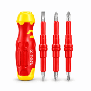 YUETE Tools 3-Piece Screwdriver Set with 6mm, 5mm and 3mm screwdrivers