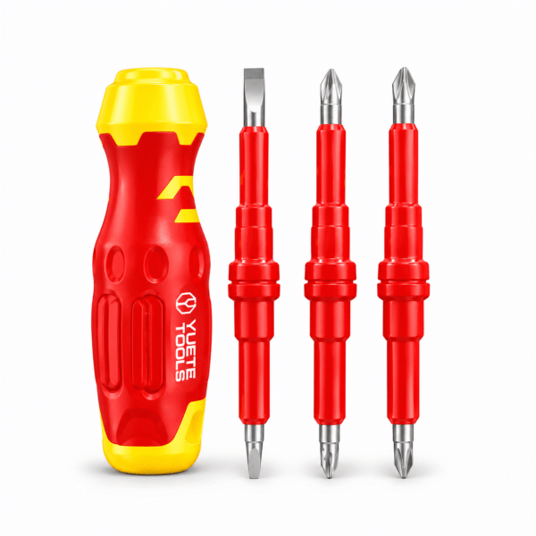 YUETE Tools 3-Piece Screwdriver Set with 6mm, 5mm and 3mm screwdrivers