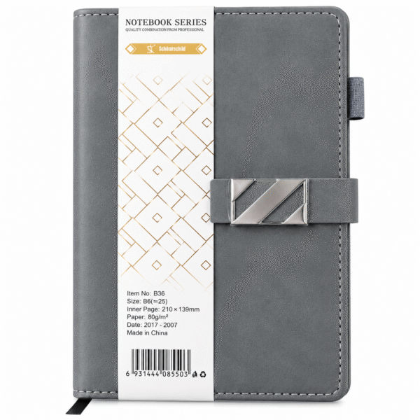 B6 leather notebook